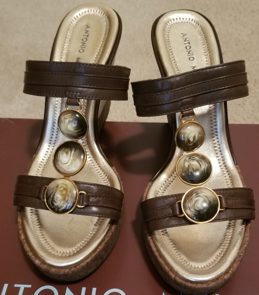 Antonio Melani Wedge Sandal Shoes